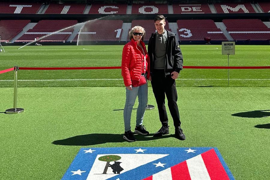 Atlético Madrid voetbalreis