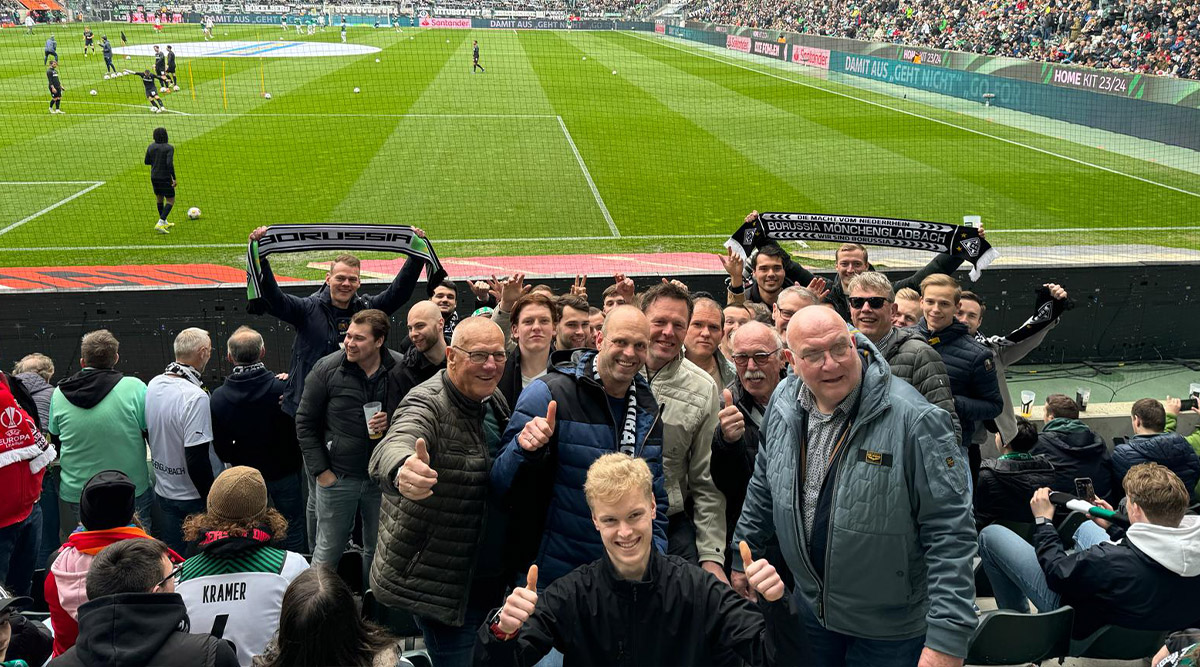 Gruppenreise mit dem SV De Weide nach Borussia Mönchengladbach