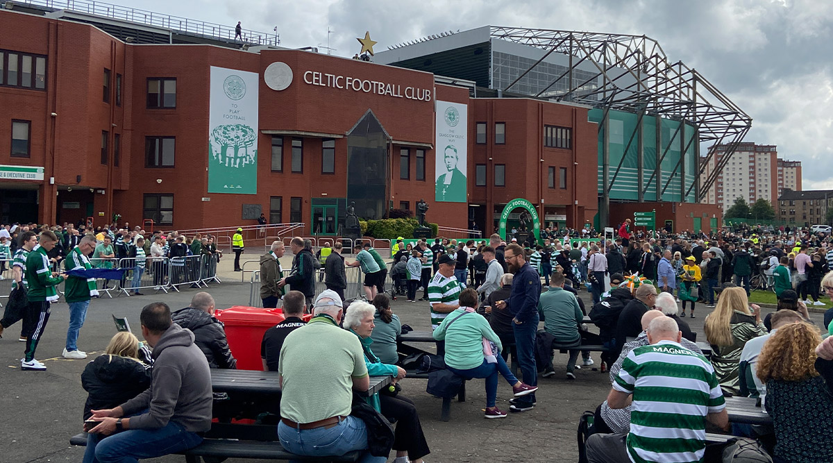 Celtic Park vom Celtic FC in Glasgow